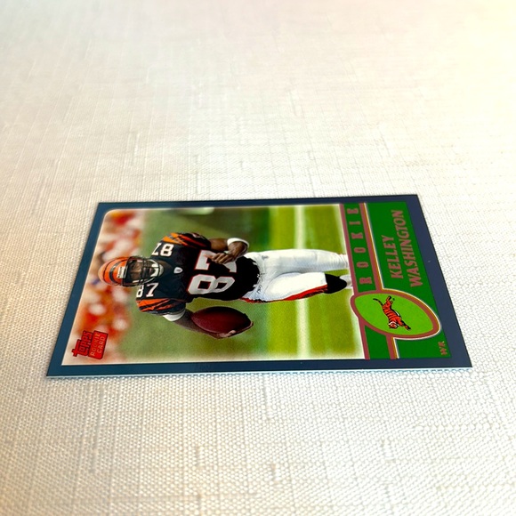 Topps Rookie Card NFL Kelley Washington Cincinnati Bengals - Picture 5 of 11
